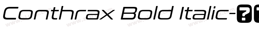 Conthrax Bold Italic字体转换 Conthrax Bold Italic字体转换